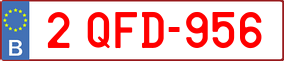 Truck License Plate